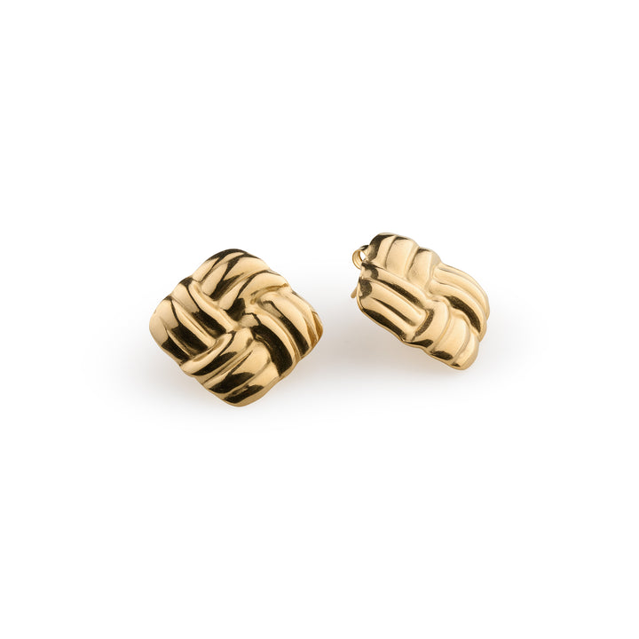 Hilde - Knot Stud Earrings Stainless Steel