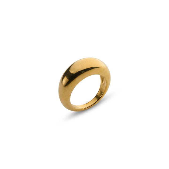 Andie - Kupolformad Chunky Ring Rostfritt Stål