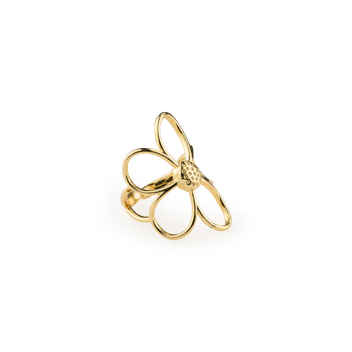 Lucky - Outline Flower Ring