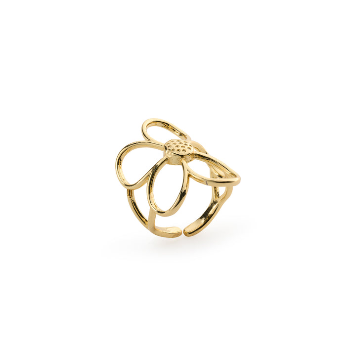 Lucky - Outline Flower Ring