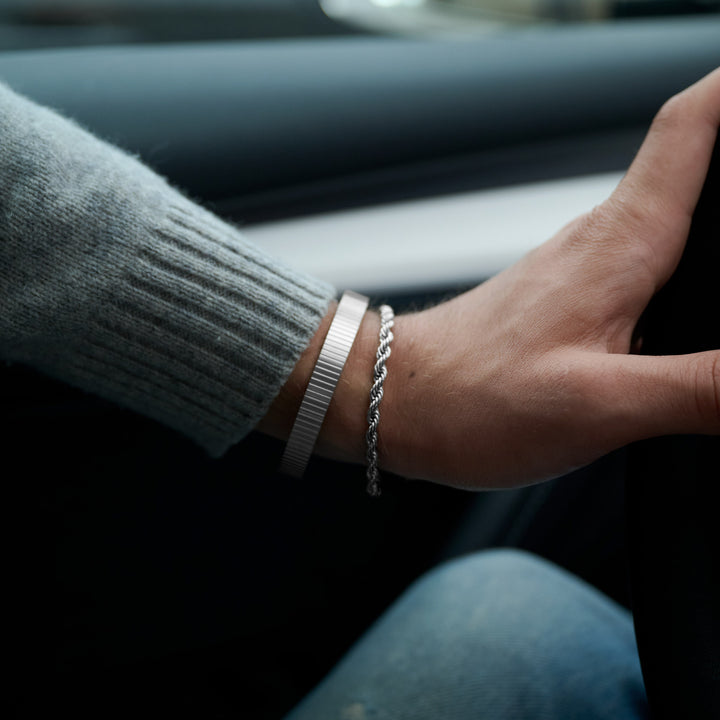 Gustav - Repkedjearmband Rostfritt Stål