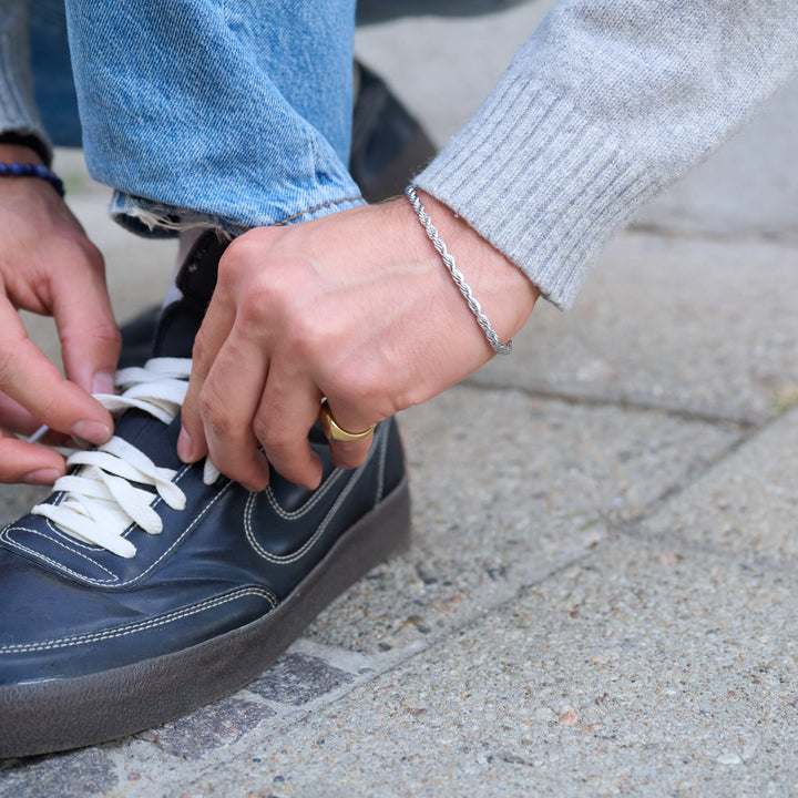 Gustav - Repkedjearmband Rostfritt Stål