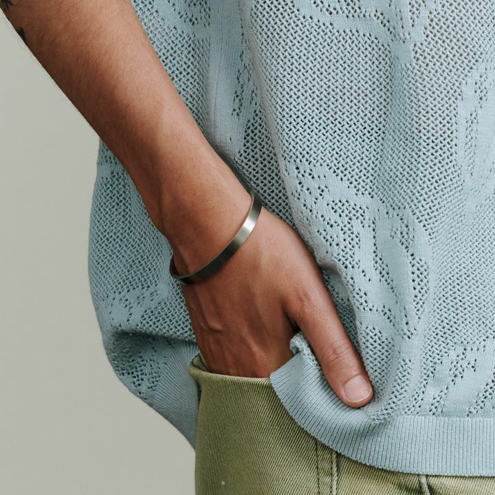 Tristan - Sleek Bangle Armband Rostfritt Stål