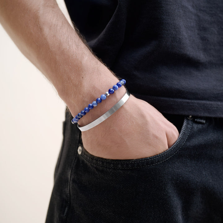 Tristan - Sleek Bangle Armband Rostfritt Stål