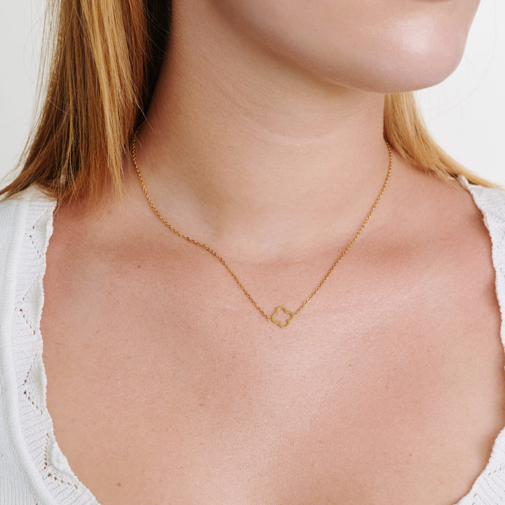 Tui - Halsband Klöver Rostfritt Stål