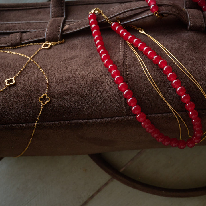 Tui - Halsband Klöver Rostfritt Stål