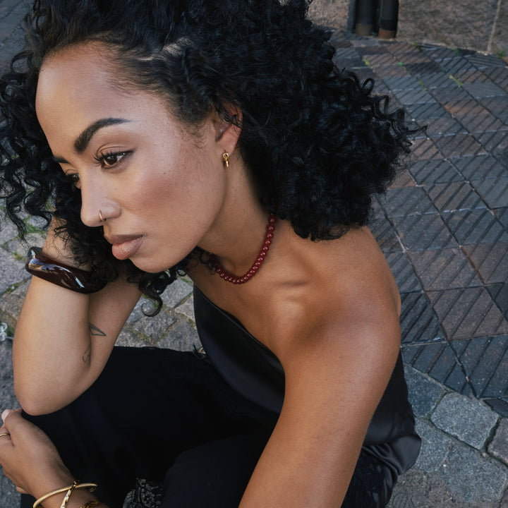 Nike - Spike Hoop Earrings Stainless Steel