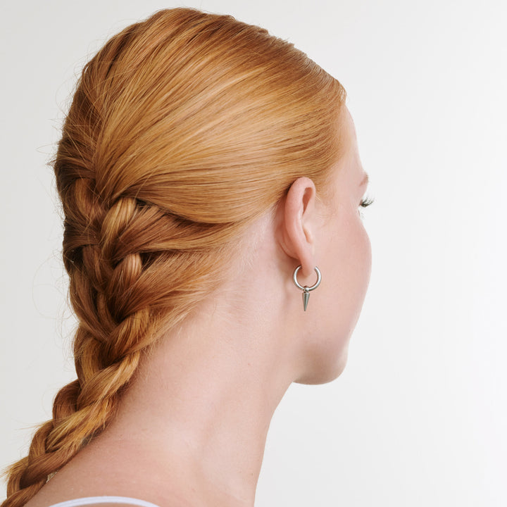 Pim - Spike Hoop Earrings Stainless Steel