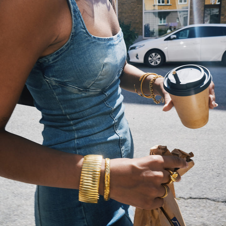 Nova - Ribbed Ring Stainless Steel