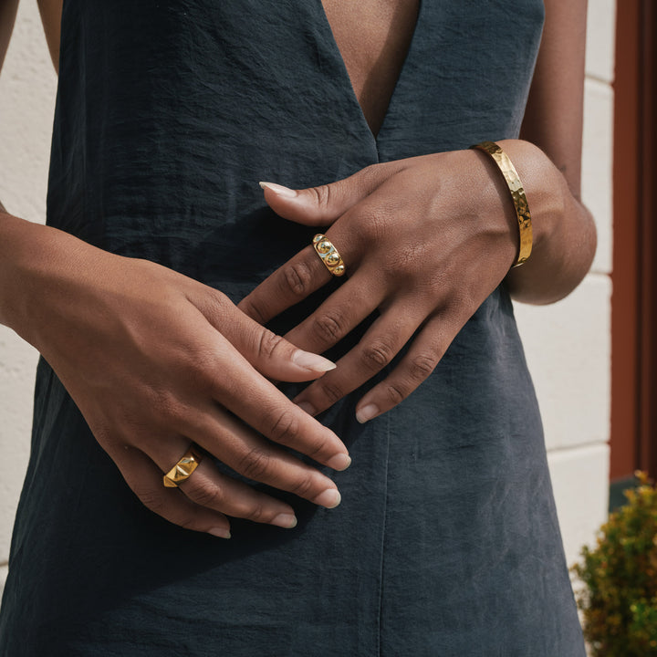 Ru - Spike Ring Stainless Steel