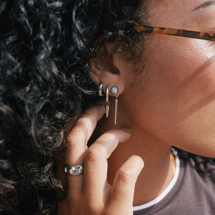 Reah - Bubble Structure Ring Stainless Steel