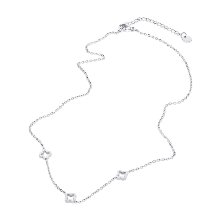 Jenna - Halsband Klöver Rostfritt Stål