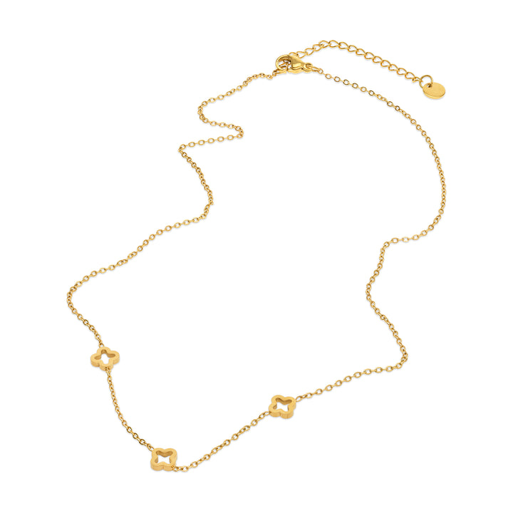 Jenna - Halsband Klöver Rostfritt Stål