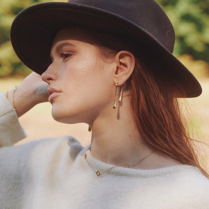 Jenna - Halsband Klöver Rostfritt Stål