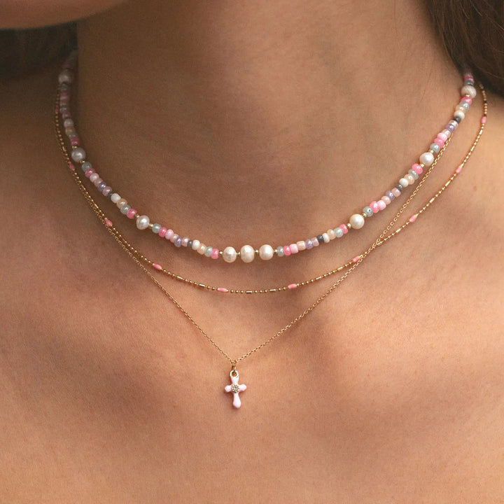 Tess - Pastel Bead and Pearl Set  | Timi of Sweden