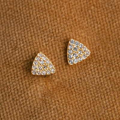 Eliza - Sparkling Crystal Stud Earrings