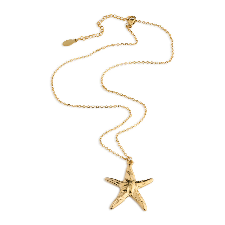 Malin - Starfish Dangling Necklace Stainless Steel