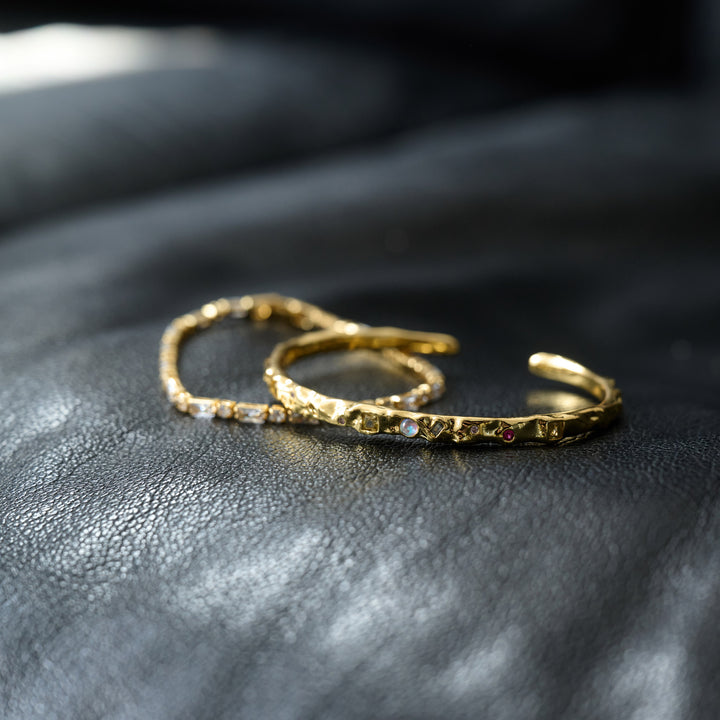 Shiloh - Bangle Armband Kristall Justerbart