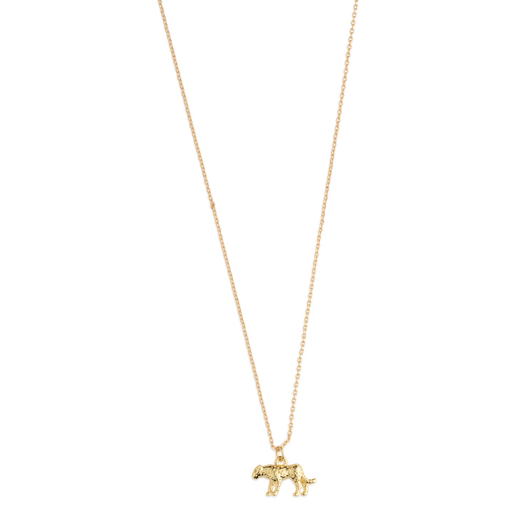Quinn - Leopard Charm Dangling Necklace Gold