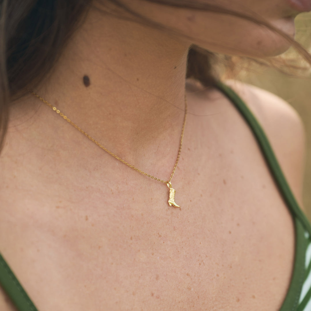 Wendy - Cowboy Boot Necklace