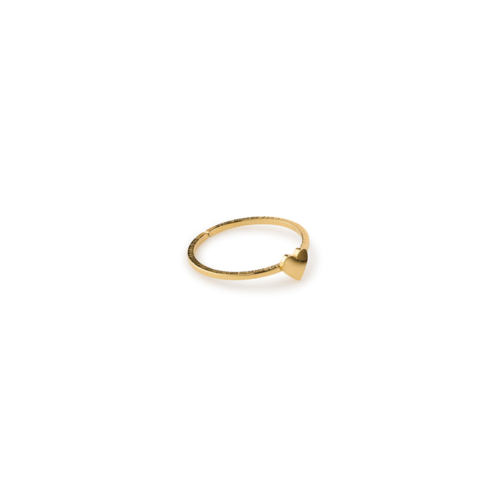 Stina - Dainty Heart Adjustble Ring Stainless Steel