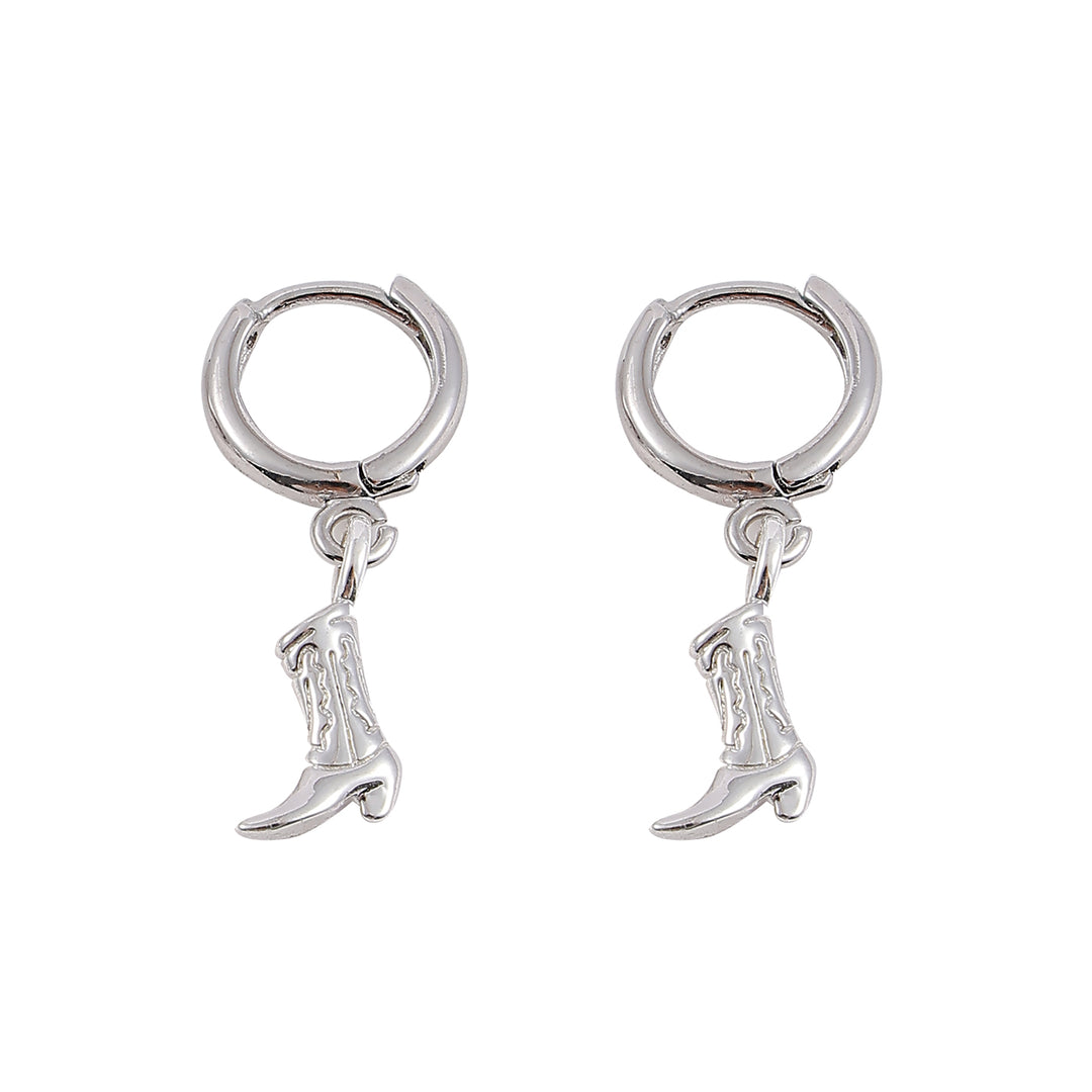 Wendy - Cowboy Boot Hoop Earrings