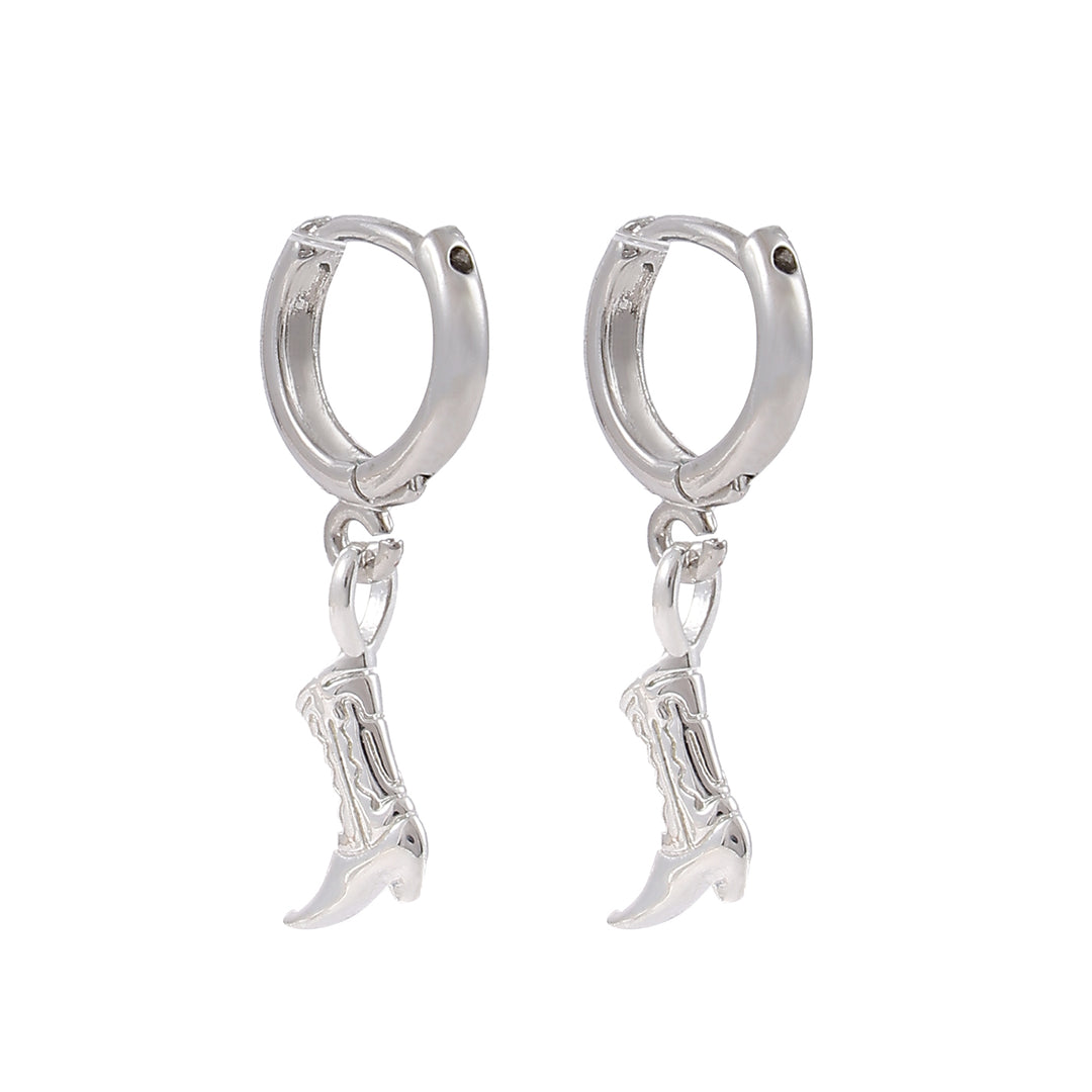 Wendy - Cowboy Boot Hoop Earrings