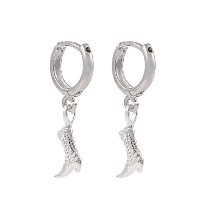 Wendy - Cowboy Boot Hoop Earrings