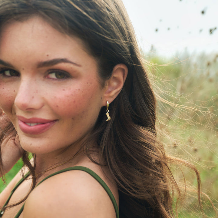 Wendy - Cowboy Boot Hoop Earrings