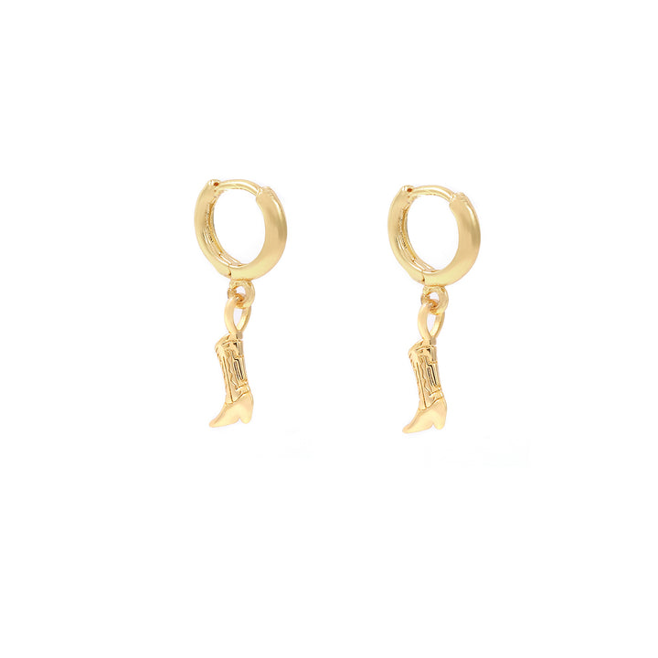 Wendy - Cowboy Boot Hoop Earrings