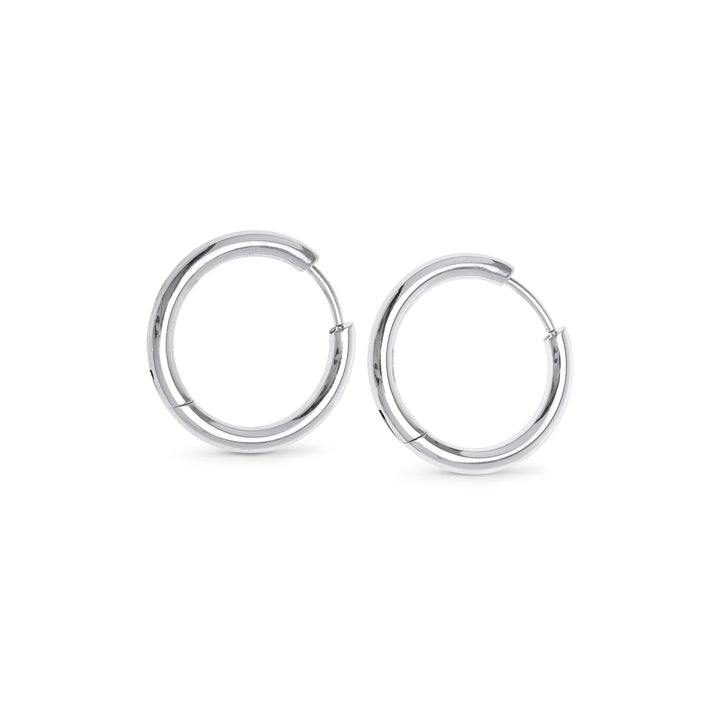 Hollie - Hoops Örhängen 17mm Rostfritt stål