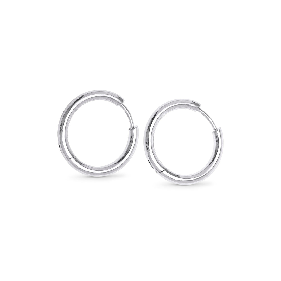 Hollie - Hoops Örhängen 17mm Rostfritt stål