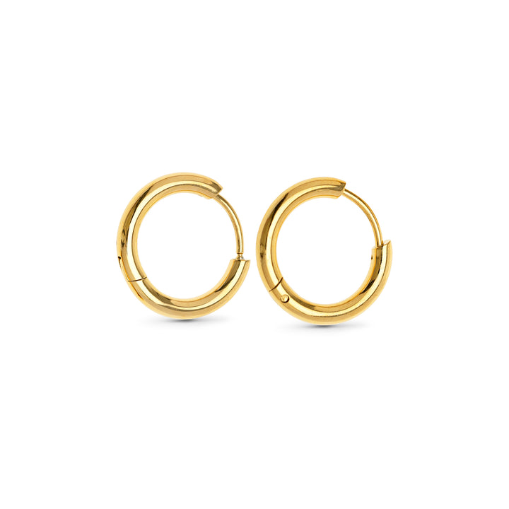 Hollie - Hoops Örhängen 17mm Rostfritt stål