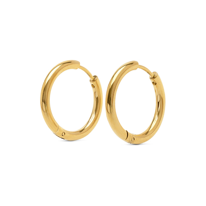 Hollie - Hoops Örhängen 17mm Rostfritt stål