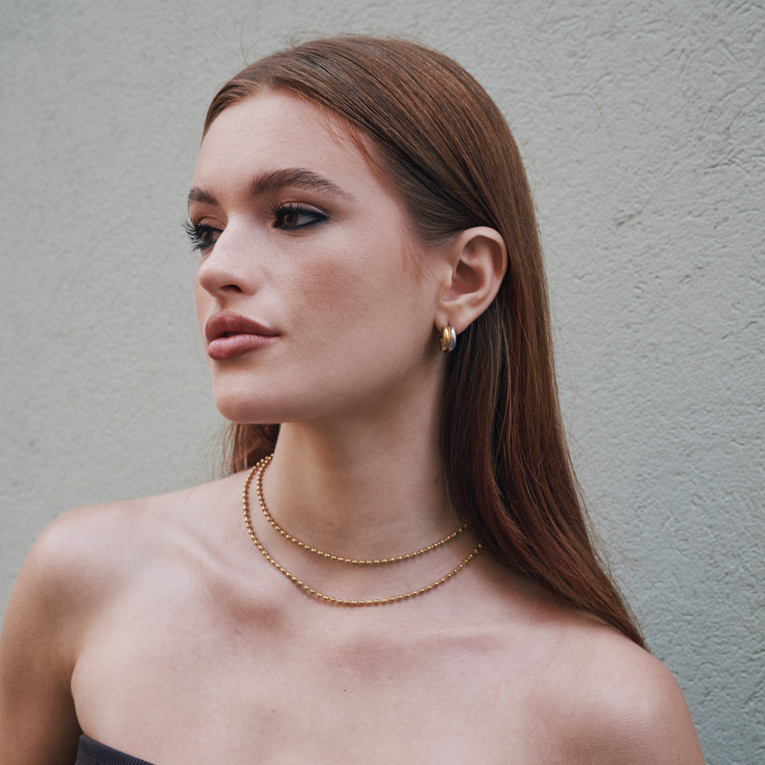Sansa - Halsband Kulkedja Rostfritt Stål