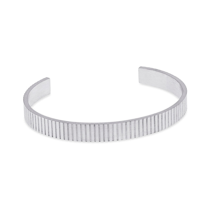 Tage - Ribbad Bangle Armband Rostfritt Stål