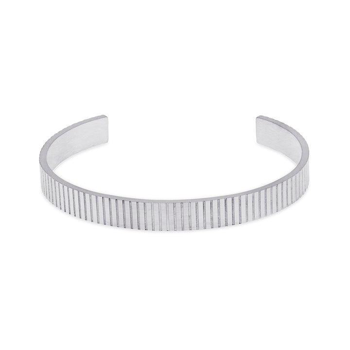 Tage - Ribbad Bangle Armband Rostfritt Stål