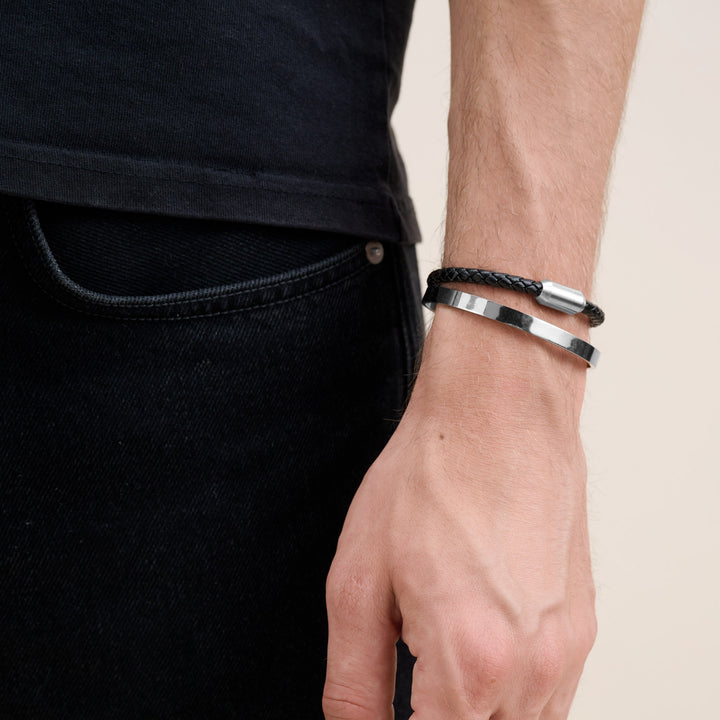 Tristan - Sleek Bangle Armband Rostfritt Stål
