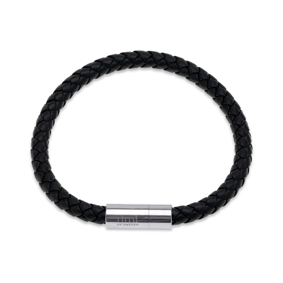 Oliver - Läderarmband Rostfritt Stål