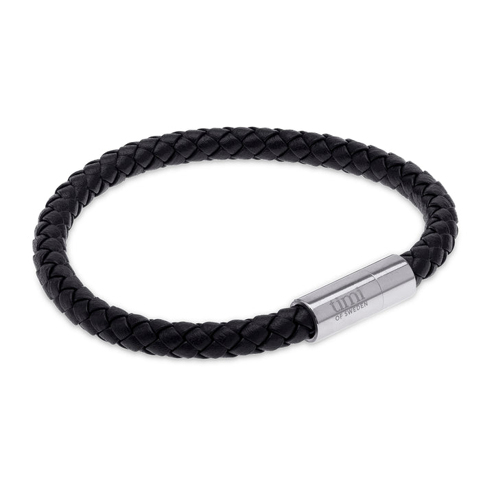 Oliver - Läderarmband Rostfritt Stål