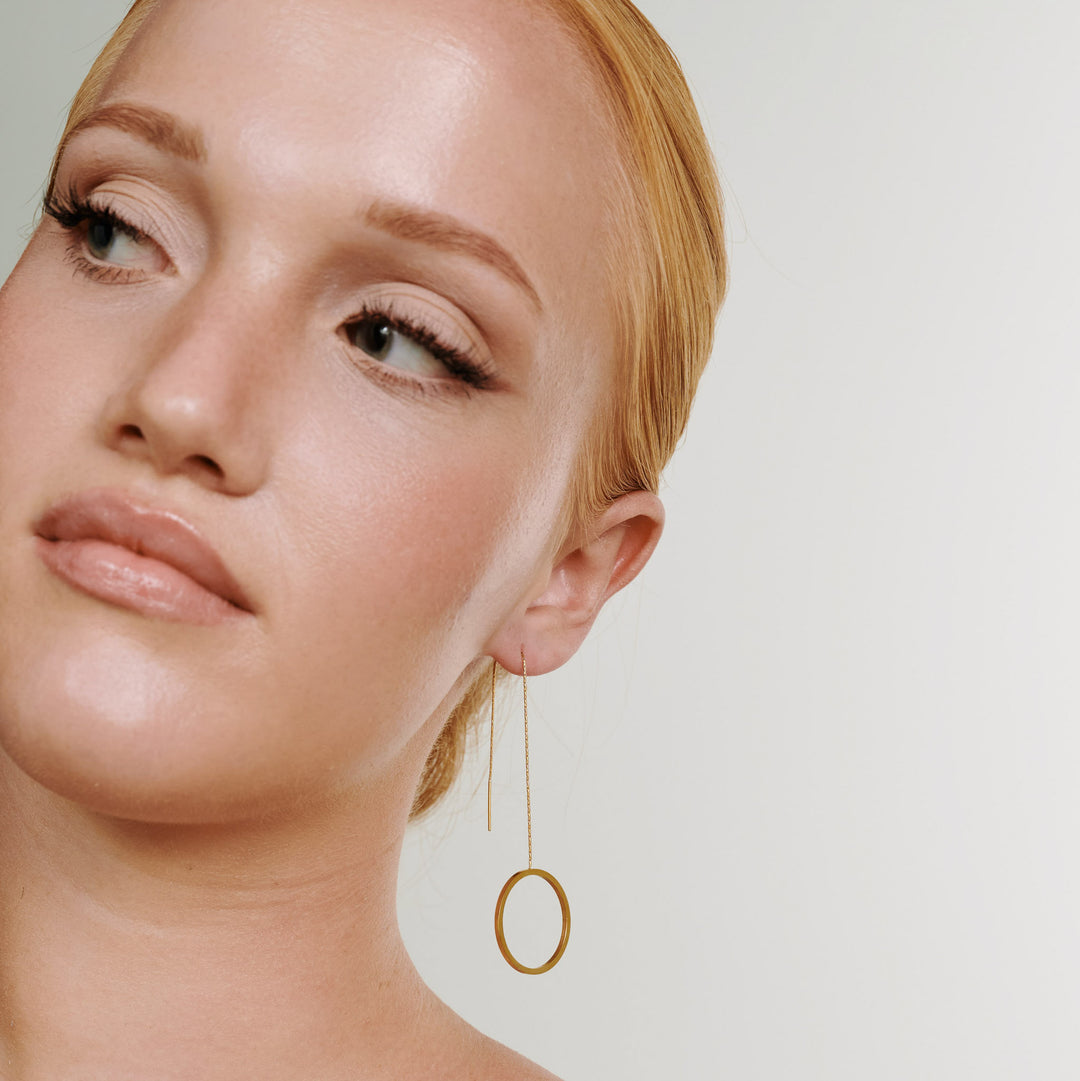 Tiril - Circle Chain Earrings Stainless Steel