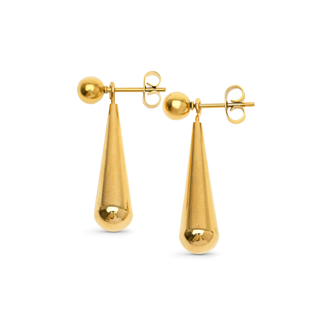 Alida - Studs Örhängen Droppe Rostfritt Stål