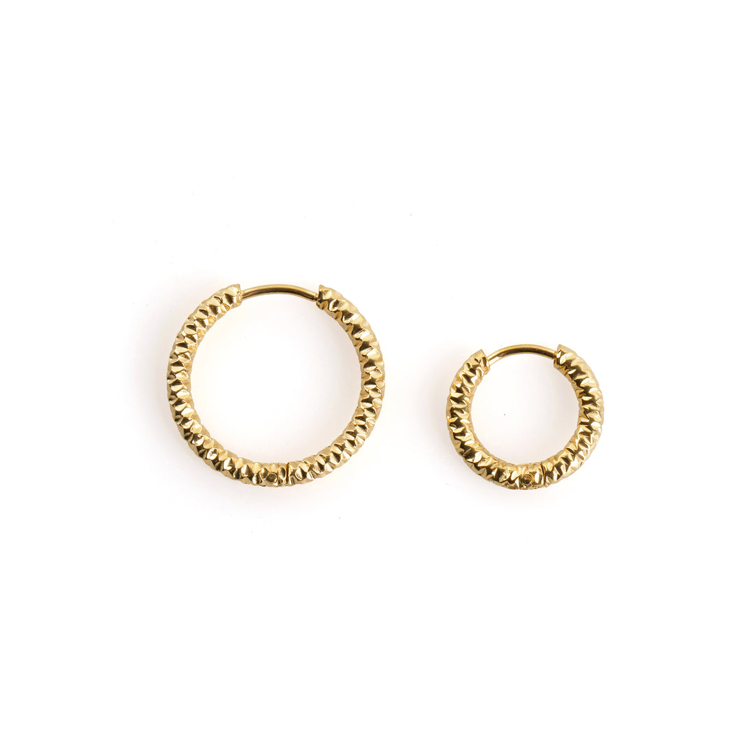Torun - Hoops Örhängen 16mm Rostfritt Stål