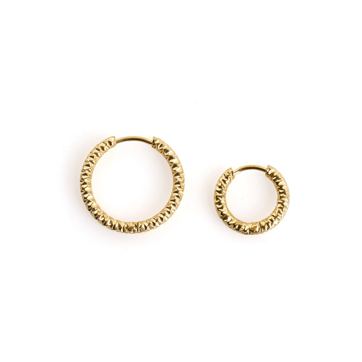 Torun - Hoops Örhängen 16mm Rostfritt Stål