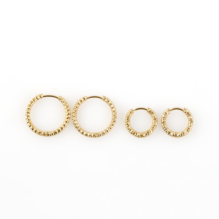 Torun - Hoops Örhängen 16mm Rostfritt Stål