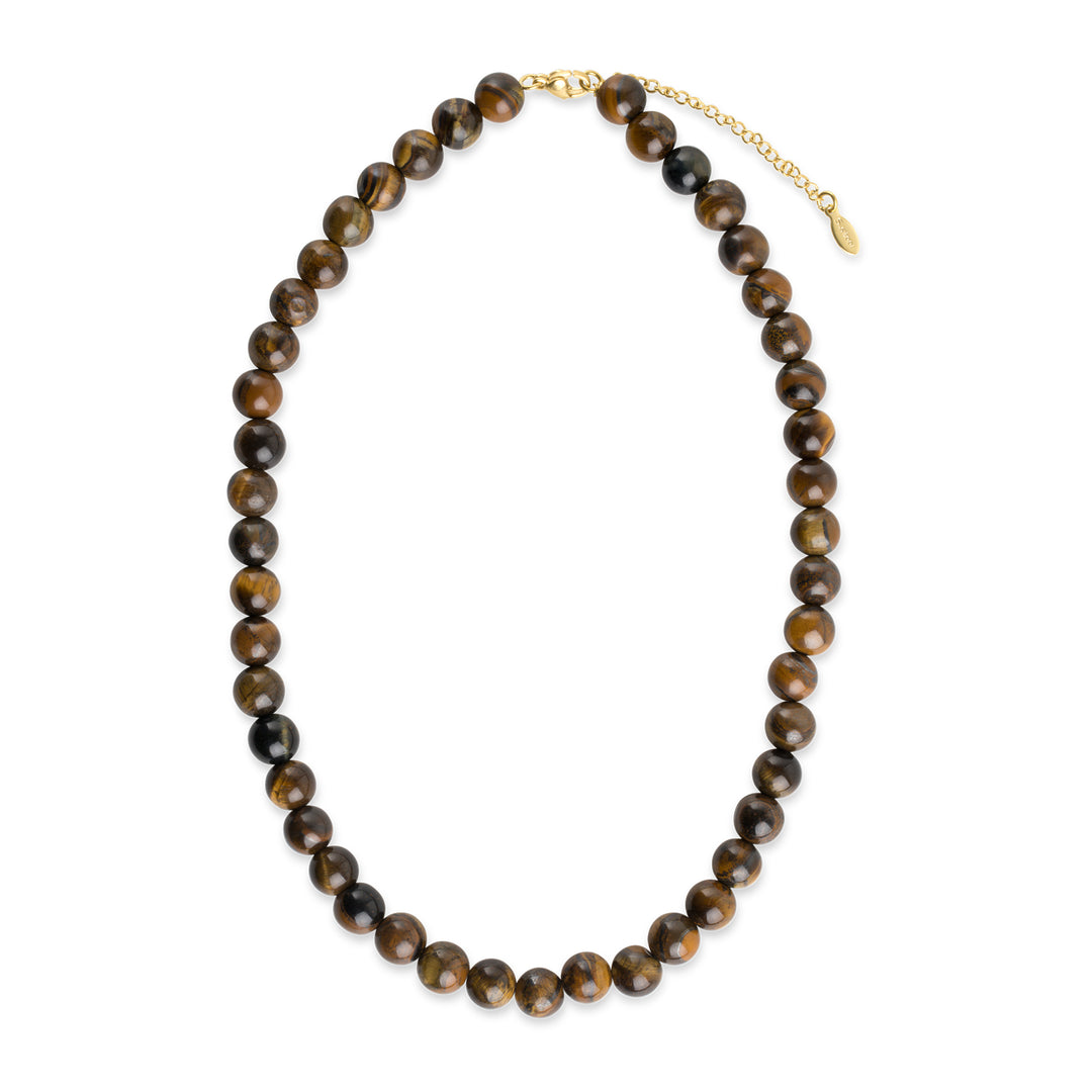 Birgit - Tiger Eye Necklace Stainless Steel