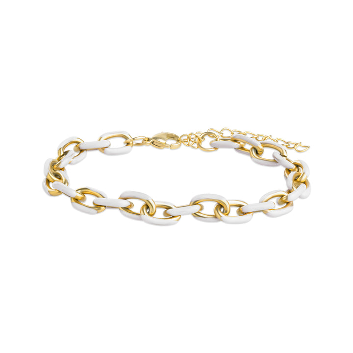 Ines - Colorful Link Bracelet Stainless Steel