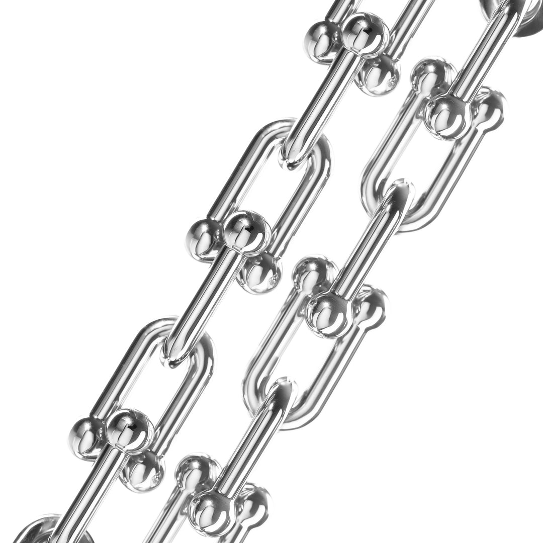 Betty - Paperclip Halskedja Rostfritt Stål