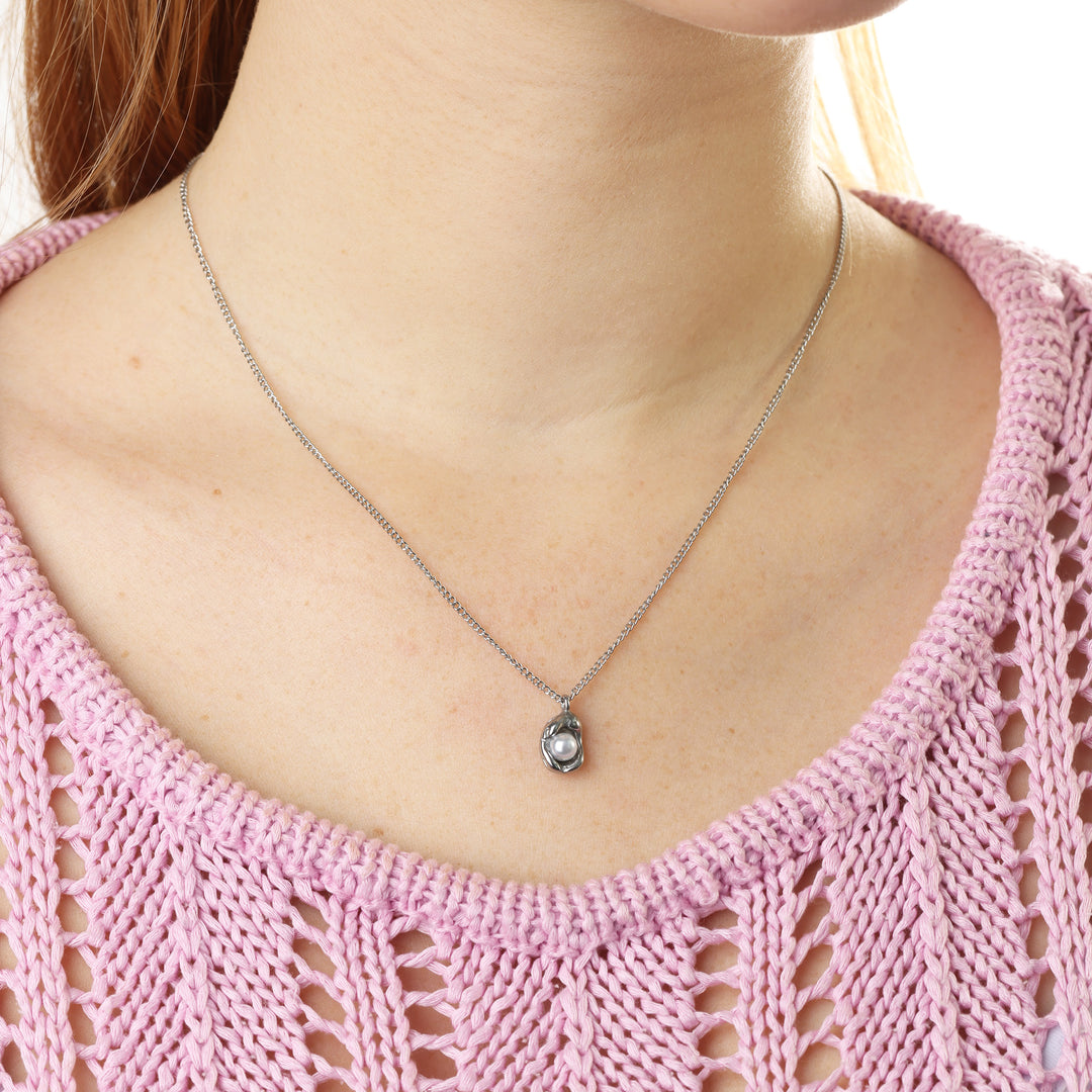 Ilse - Pearl Necklace Stainless Steel