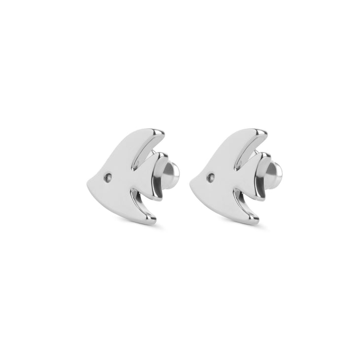 Fee - Fish Stud Earrings Stainless Steel